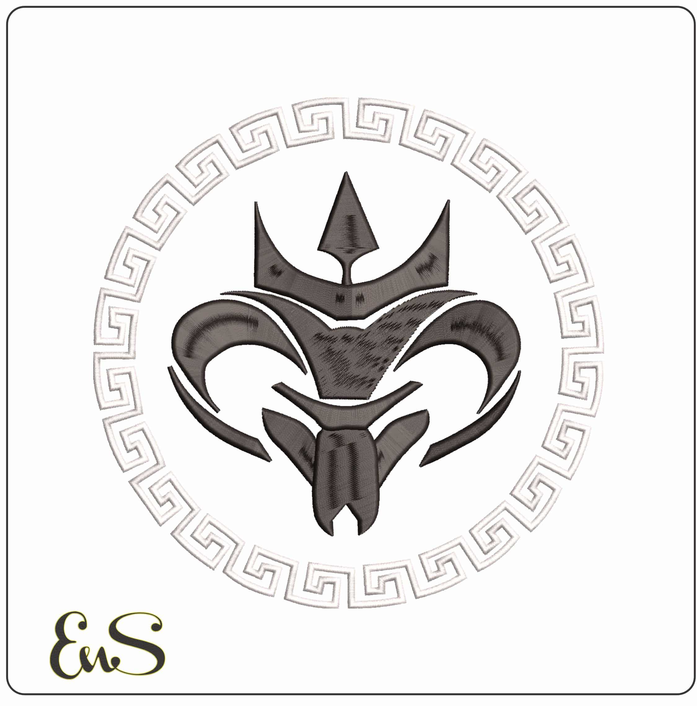 Mexican Tattoo symbols - Elegant embroidery design file - instant download