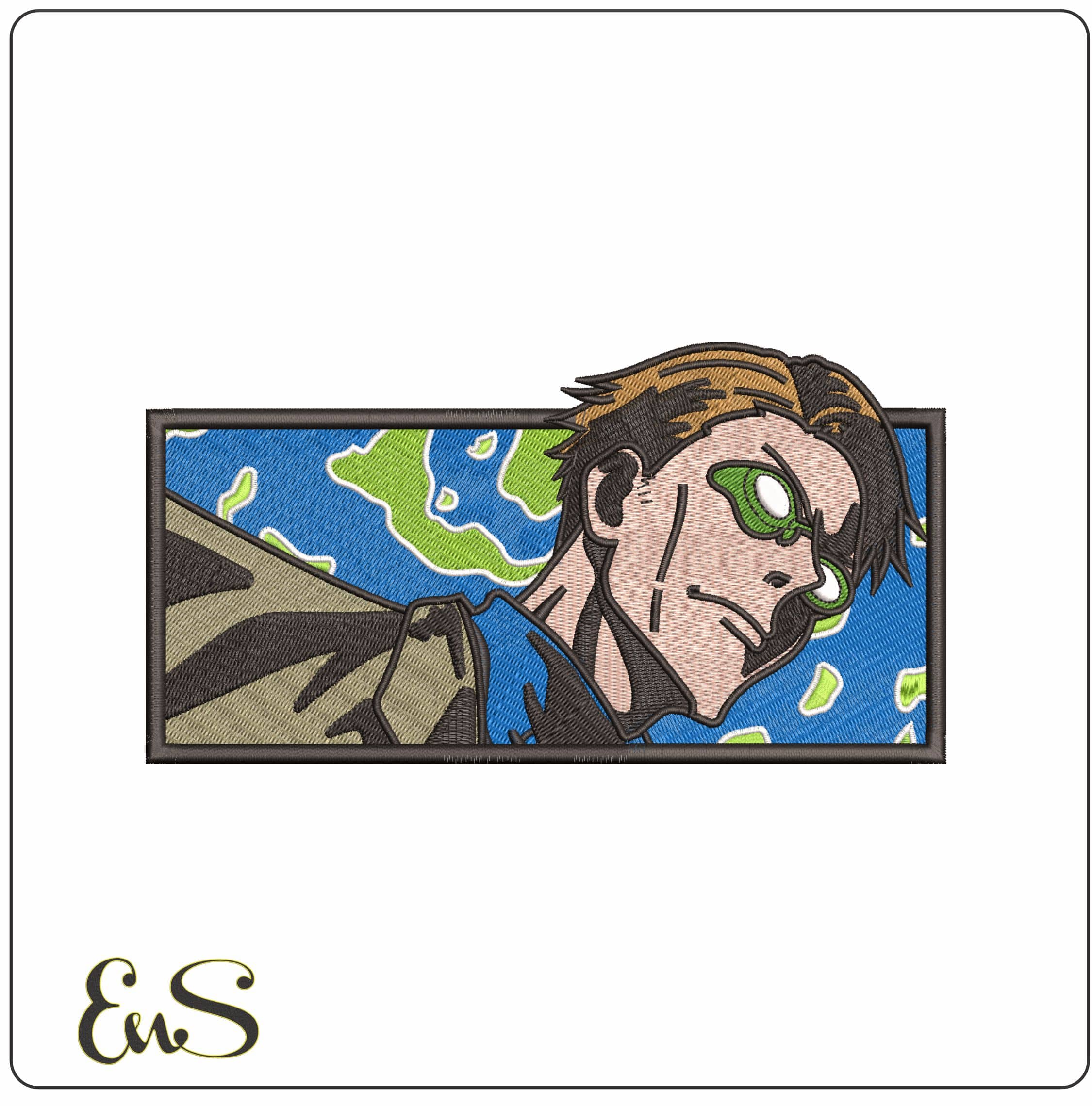 Satoru Gojo with Mask Jujutsu Kaisen Anime- Elegant embroidery design file - instant download