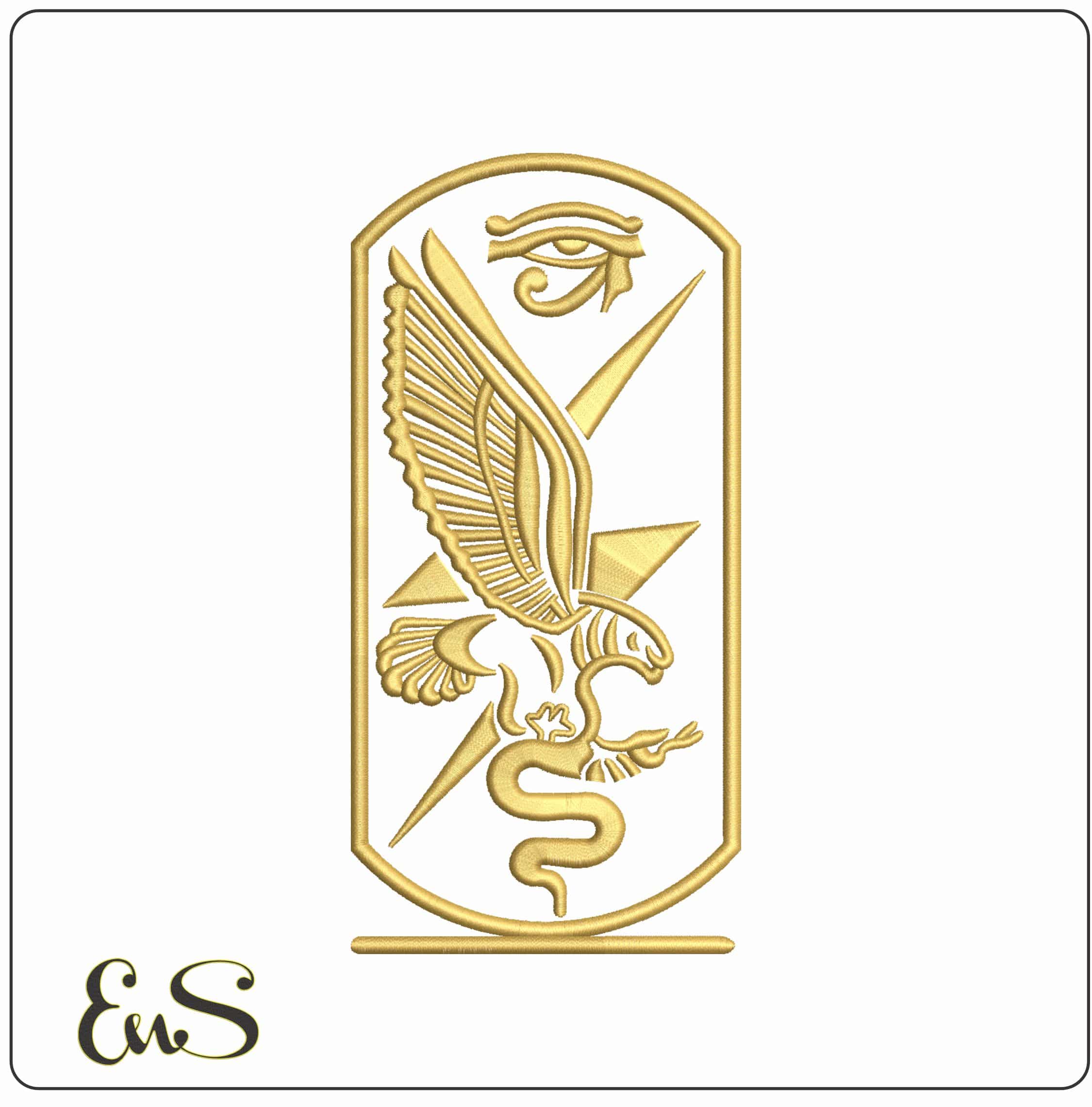 Intelegent Services- Elegant embroidery design file - instant download