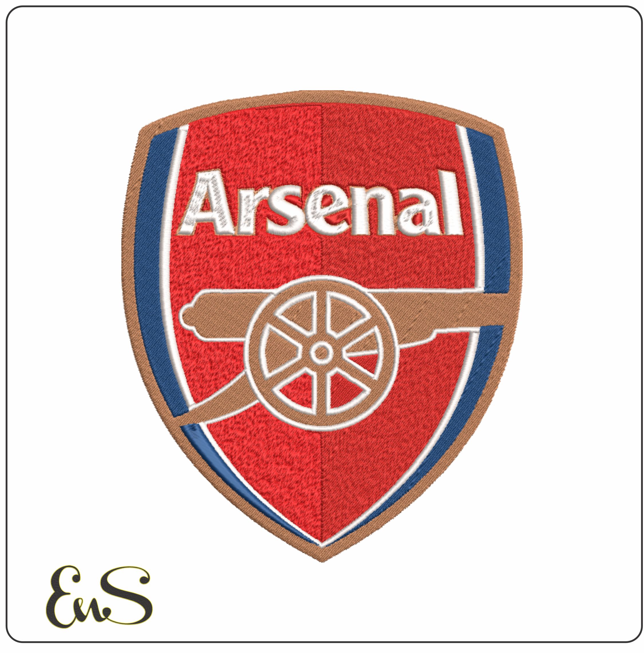 Arsenal Football Club- Elegant embroidery design file - instant download