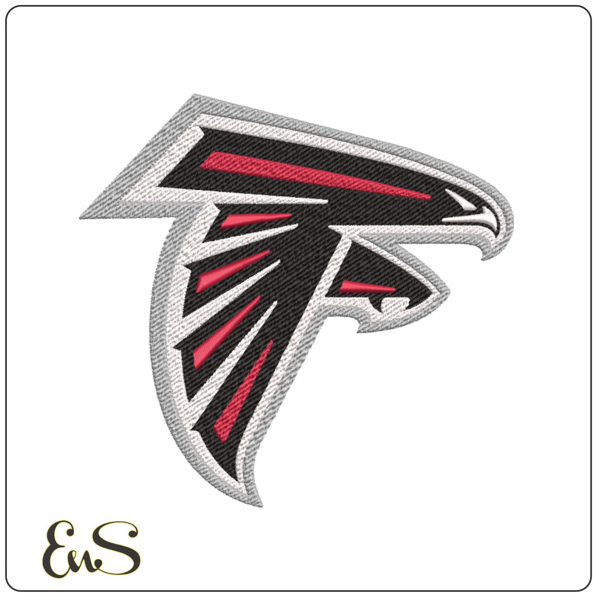 Atlanta Falcons - Elegant embroidery design file - instant download