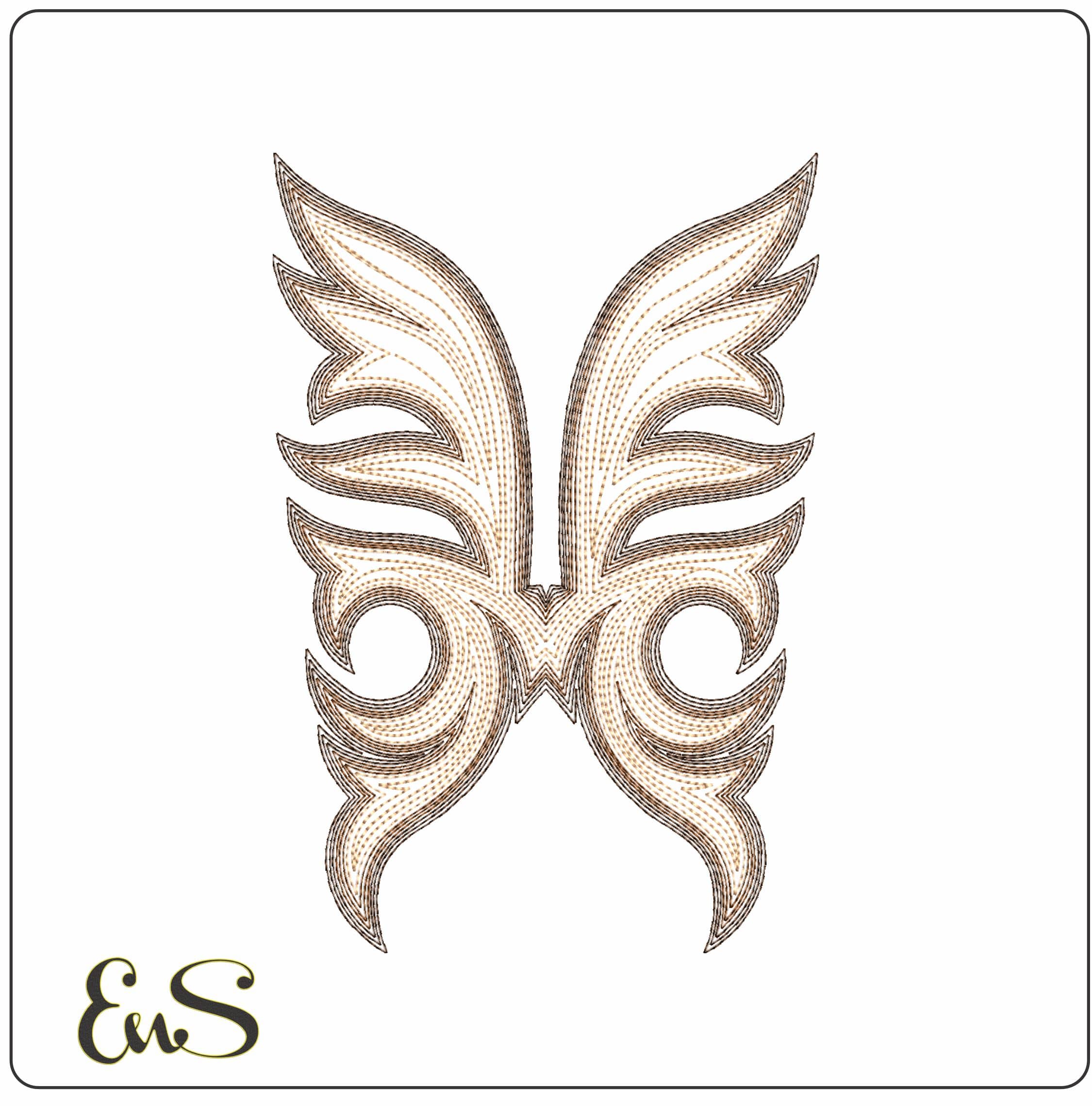 Murcia Design  - Elegant embroidery design file - instant download