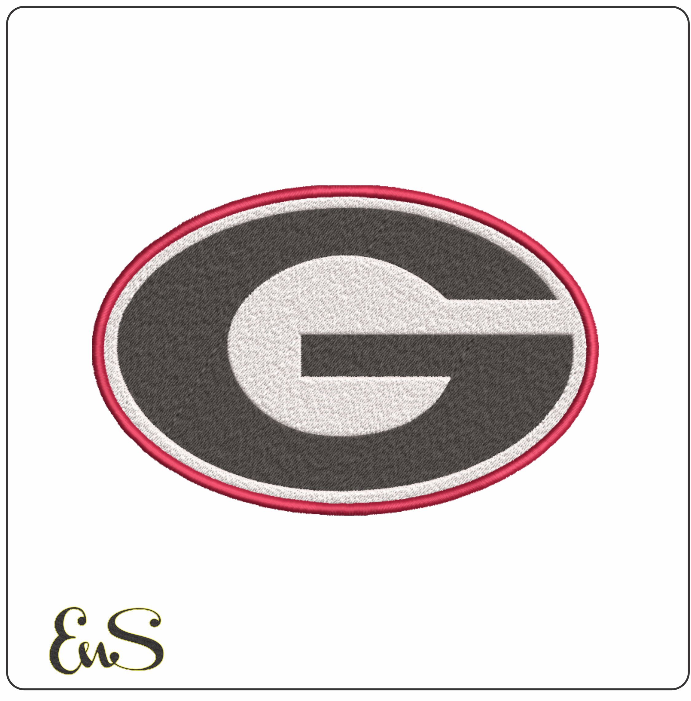 Georgia Athletics embroidery design - University of Georgia Bulldogs Logo