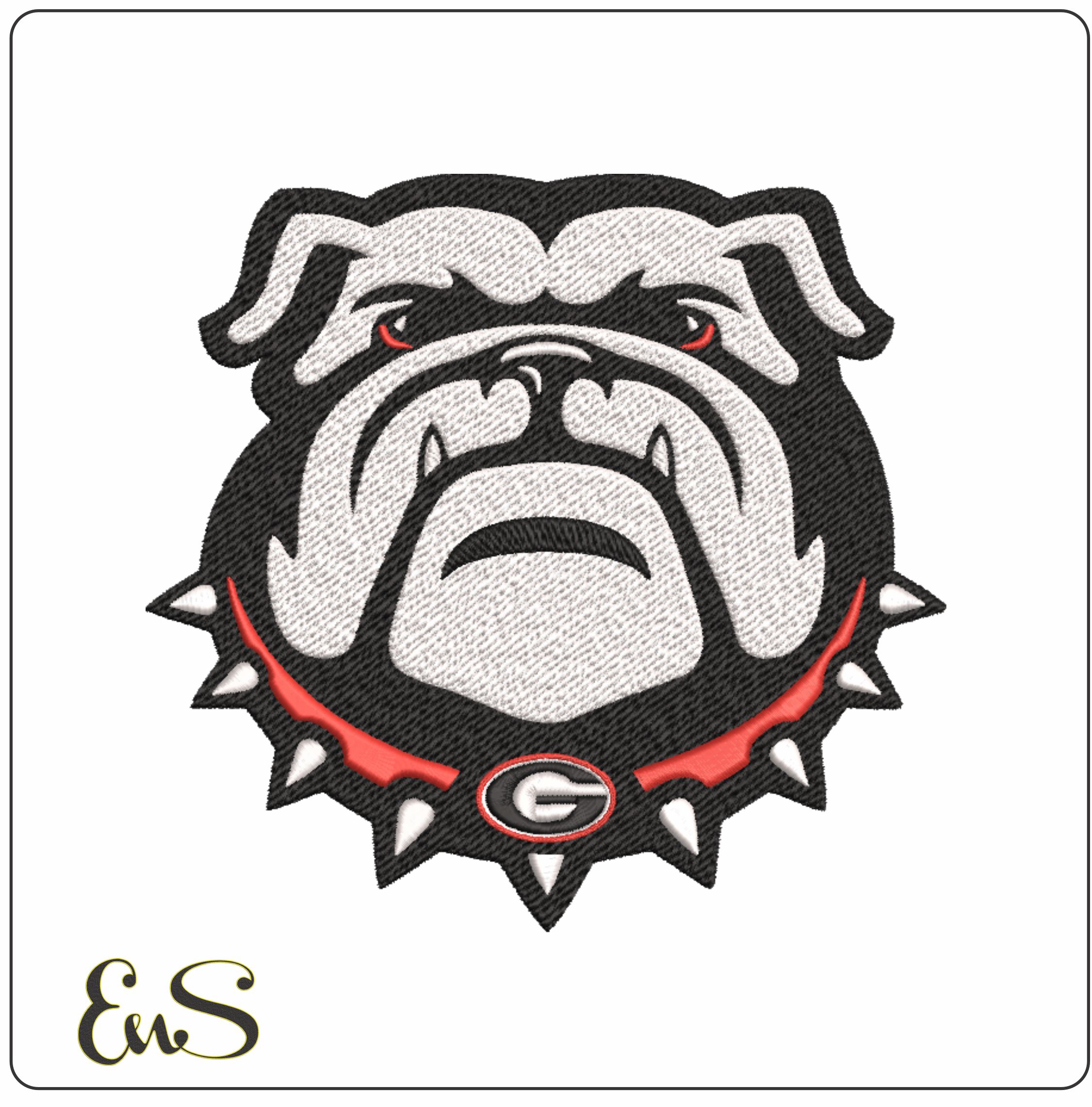 Georgia Athletics embroidery design - University of Georgia Bulldogs Logo
