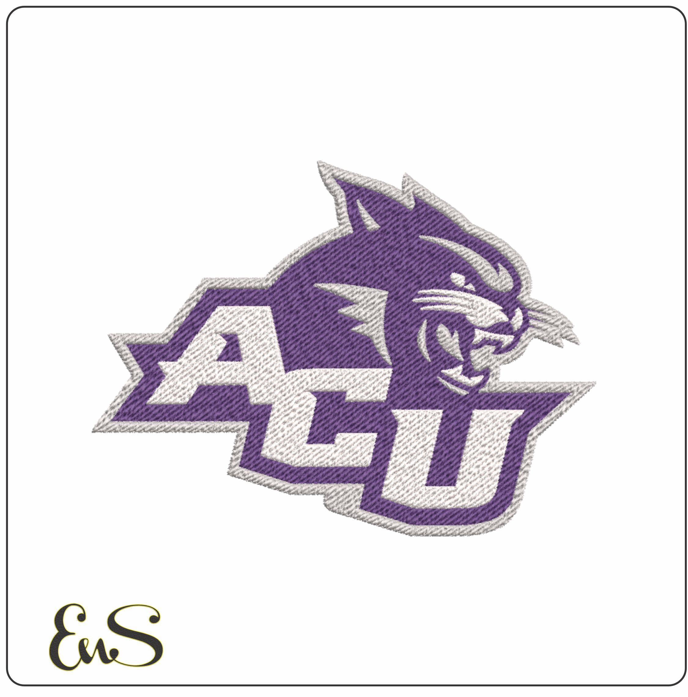 ACU Wild cats embroidery design - Abilene Christian Wildcats embroidery machine pattern embroidery file - instant download in frame