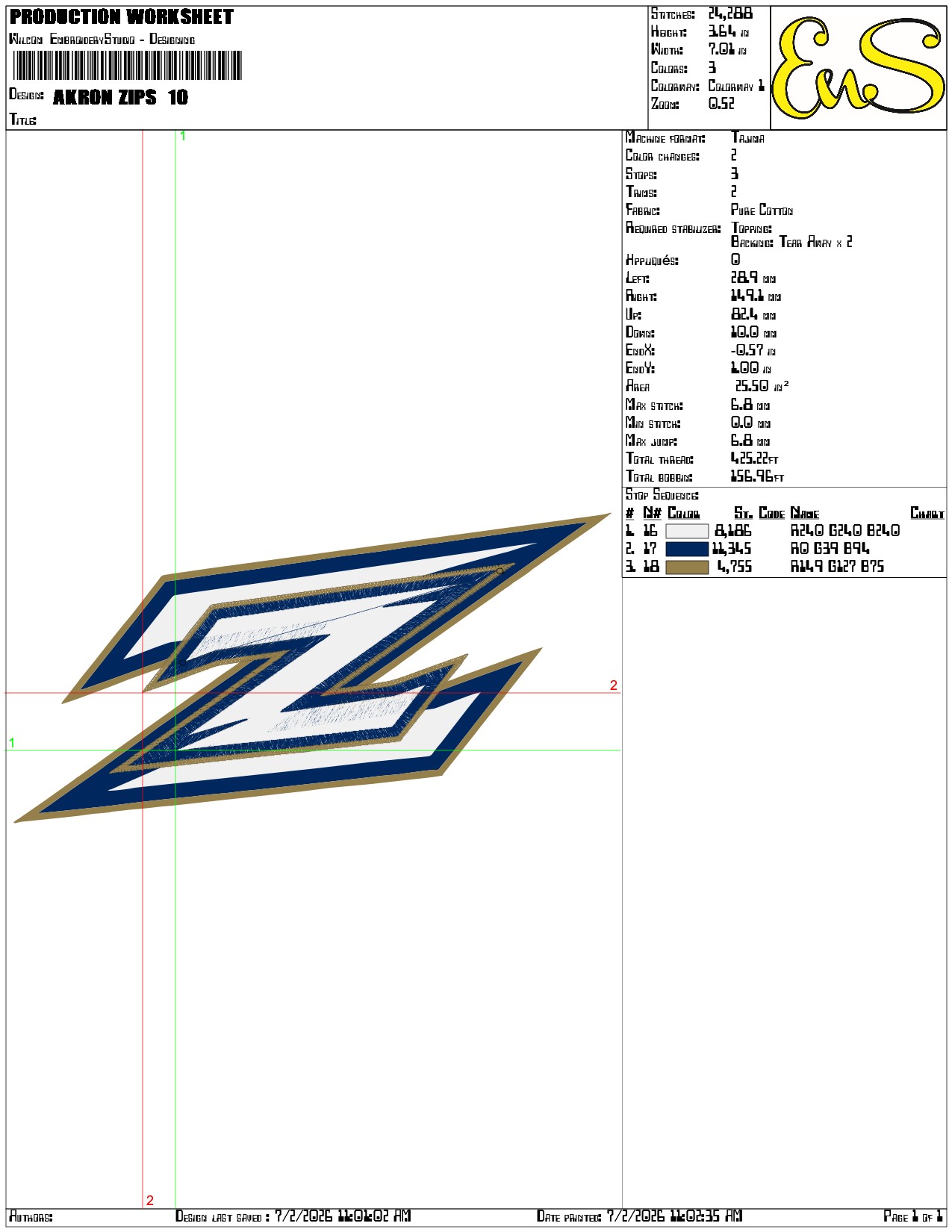 Akron Zips cats embroidery design - Akron Ohio embroidery machine pattern embroidery file - instant download in frame