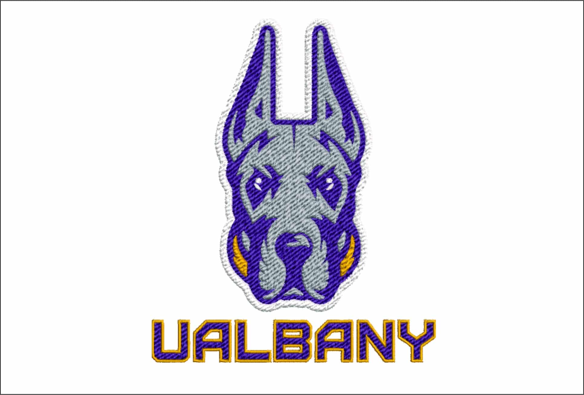 Albany Great Danes embroidery design - Albany embroidery machine pattern embroidery file - instant download in a frame