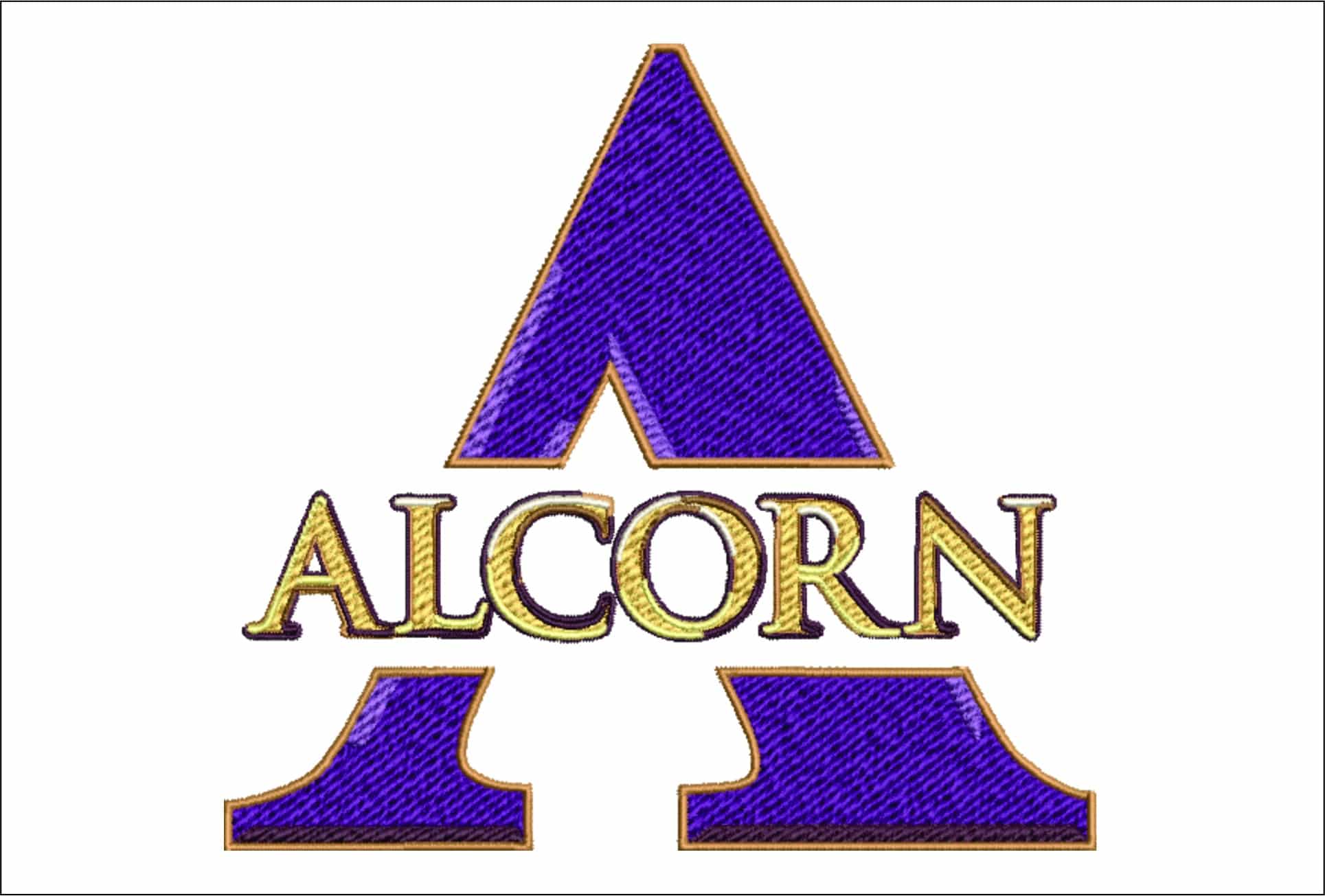 Alcorn Braves embroidery design - Alcorn State University Logo embroidery machine pattern embroidery file - instant download in a frame