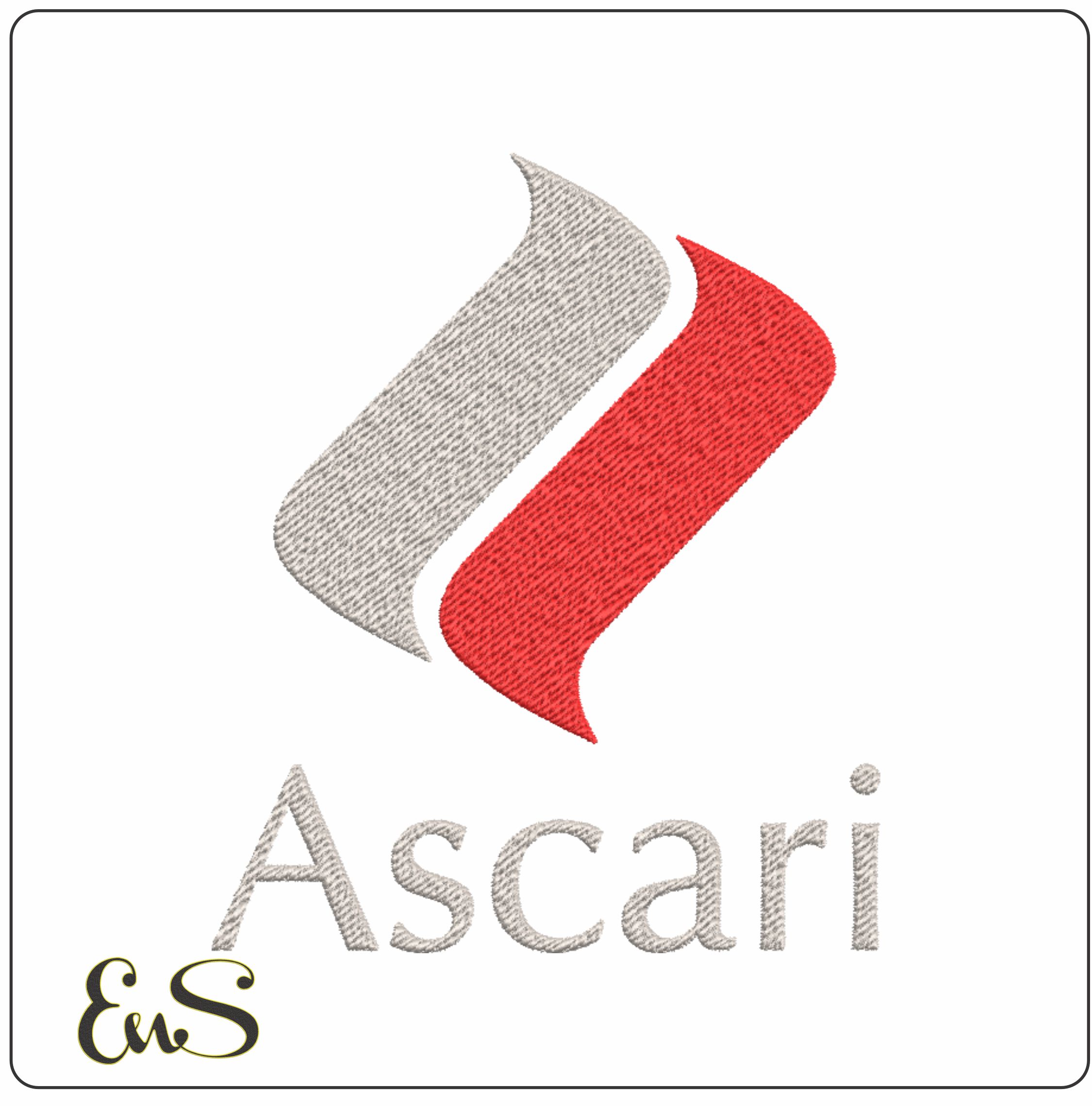 Ascari Car Logo embroidery design - Italy design machine pattern Car Auto Company embroidery file instant download in a frame