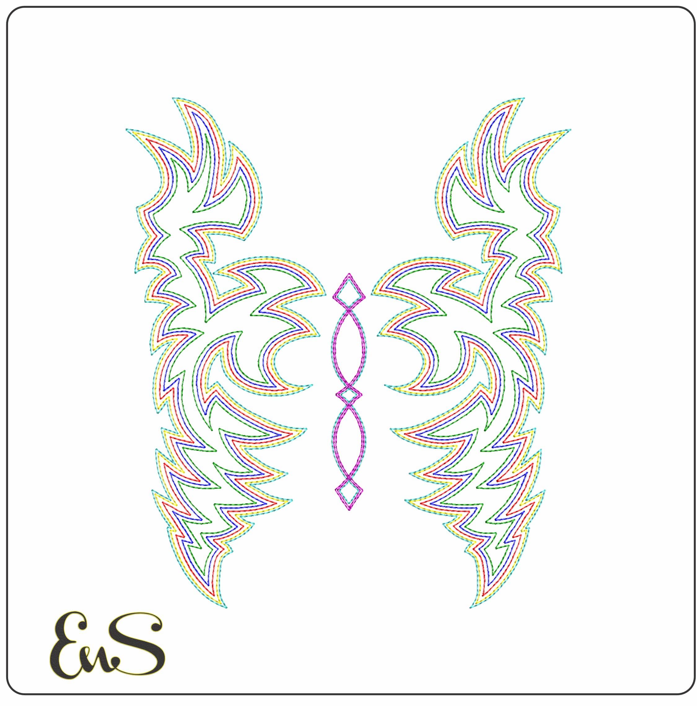 Remolinos design - Elegant embroidery design file - instant download