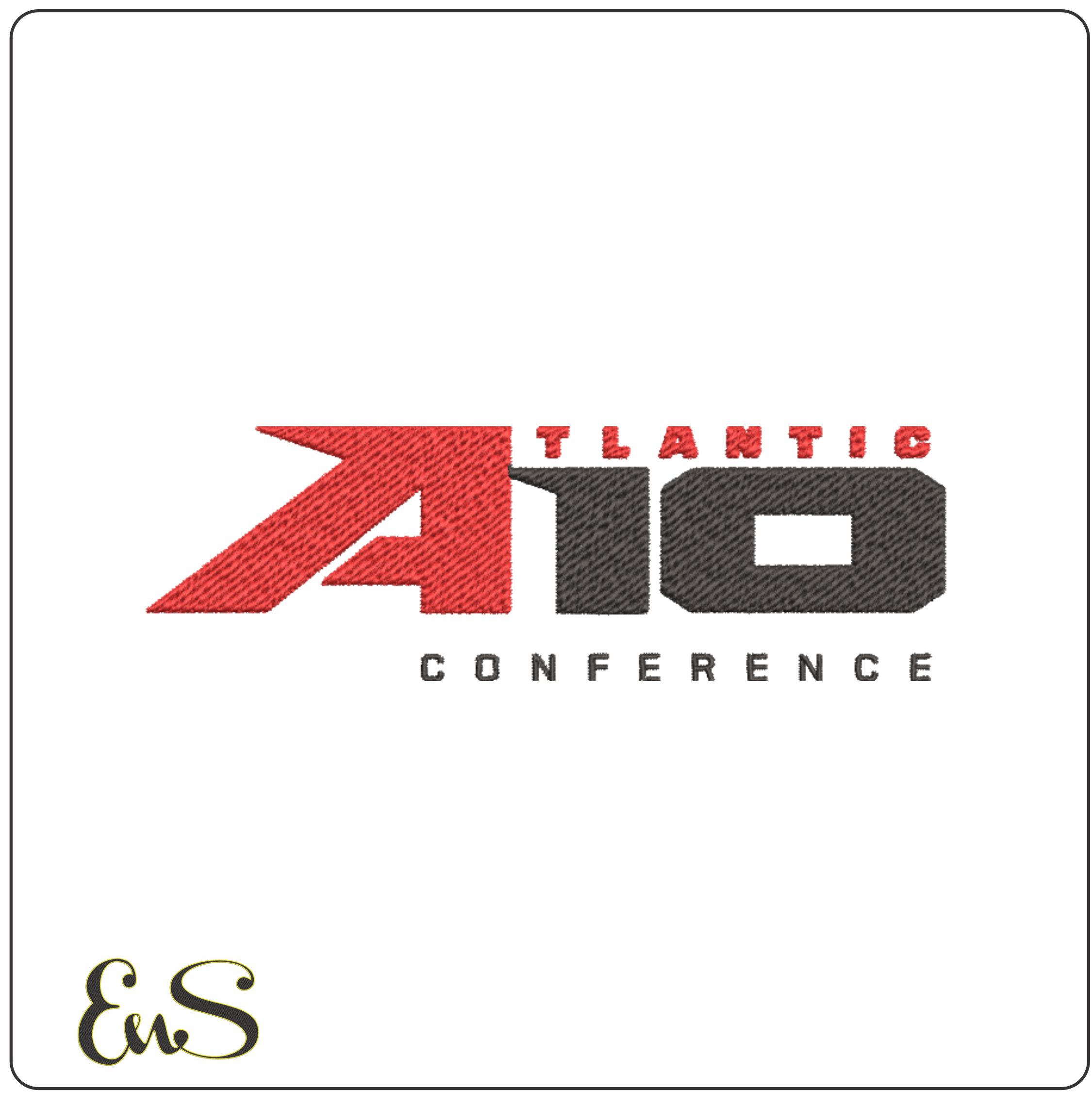 Atlantic 10 Conf embroidery design - A 10 C Logo embroidery machine pattern embroidery file - instant download)