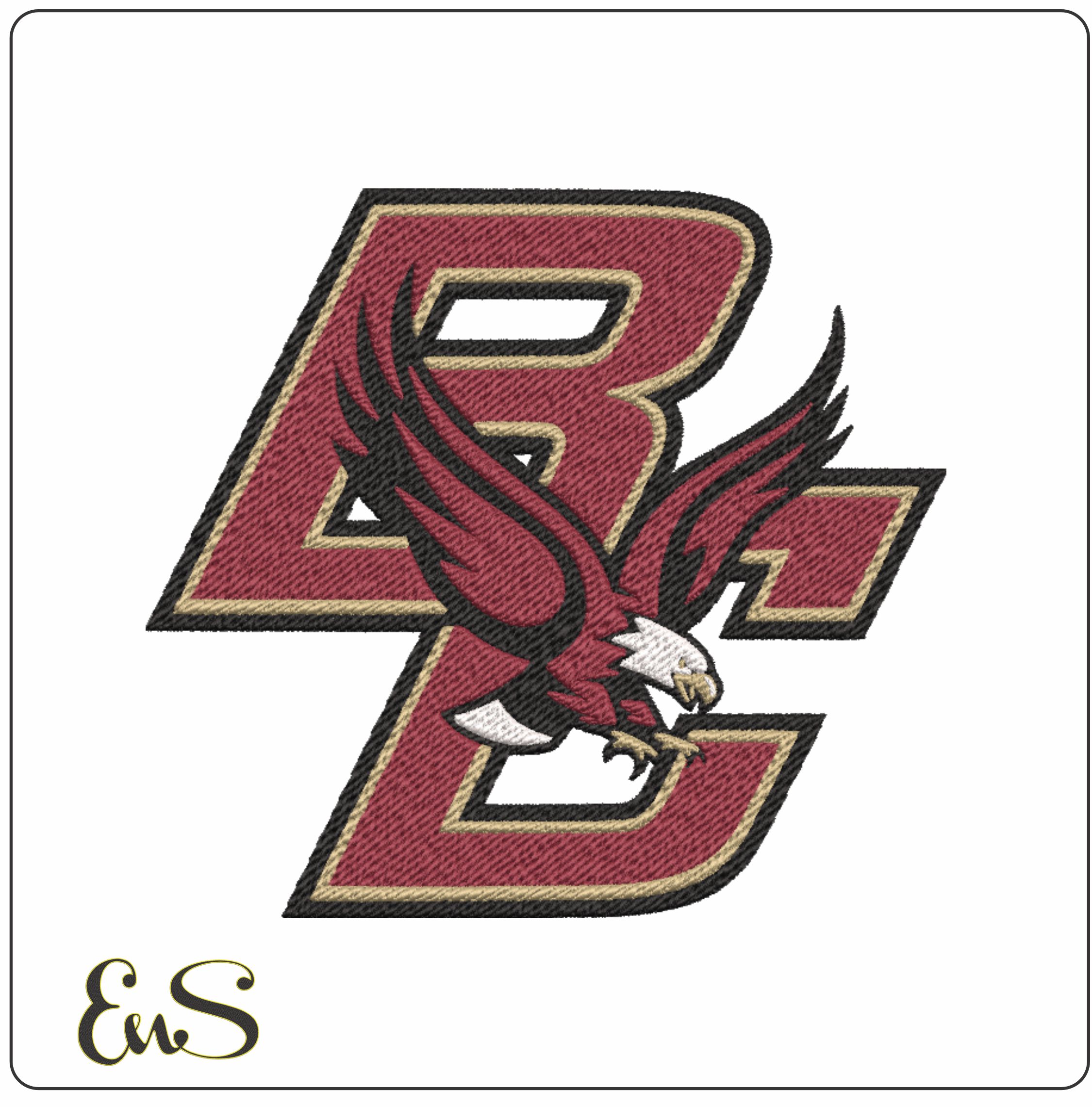 Boston College Eagles embroidery design - Boston College embroidery machine pattern embroidery file - instant download