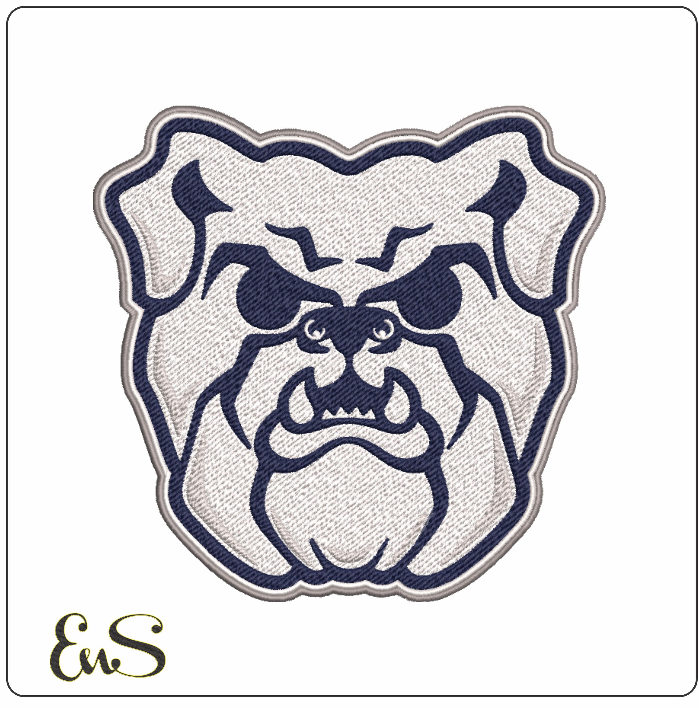 The Butler Bulldogs embroidery design - Butler University Indianapolis, Indiana embroidery machine pattern embroidery file instant download