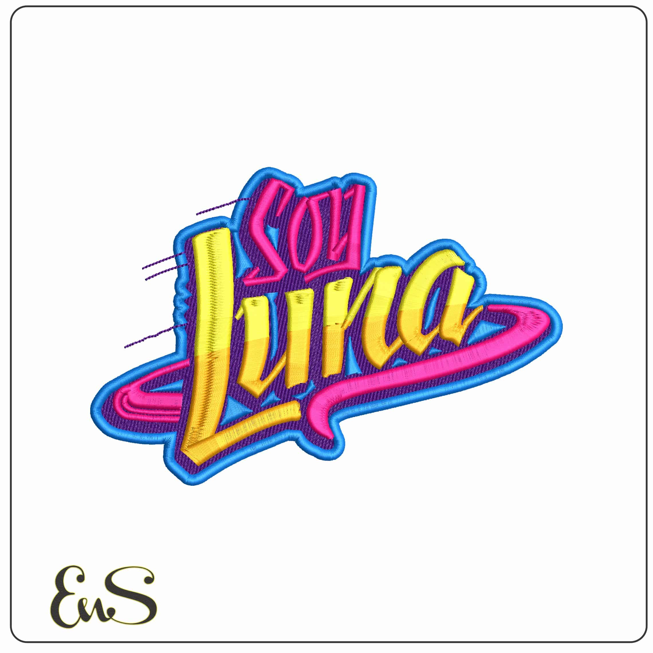 Soy Luna Disney TV  - Elegant embroidery design file - instant download