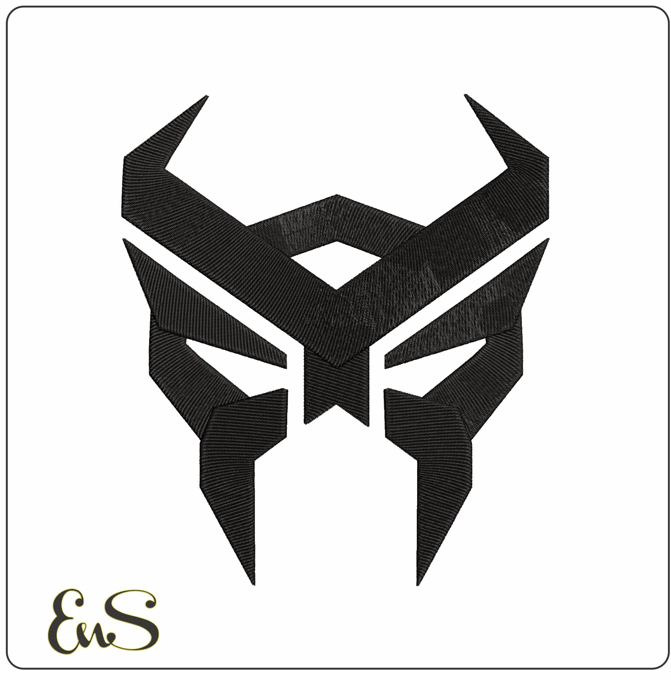 Terrorcons Transformers  - Elegant embroidery design file - instant download
