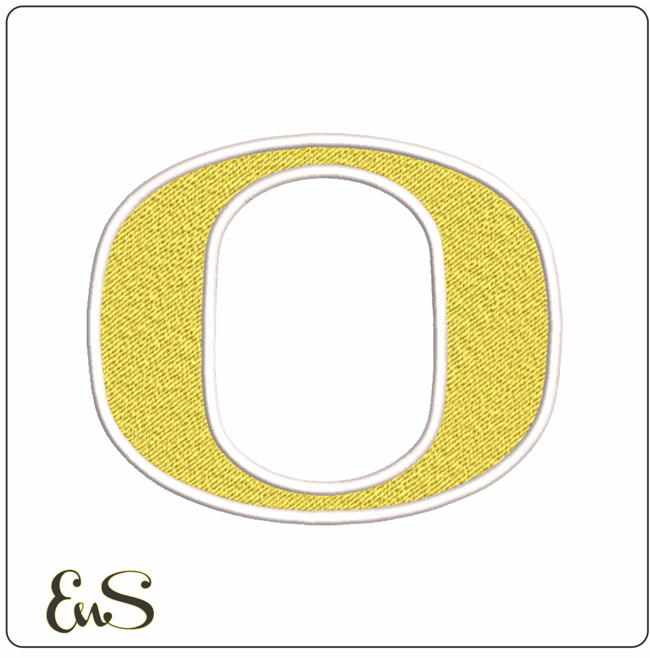 Oregon Ducks embroidery design University of Oregon Athletics Logo embroidery machine pattern embroidery file instant download