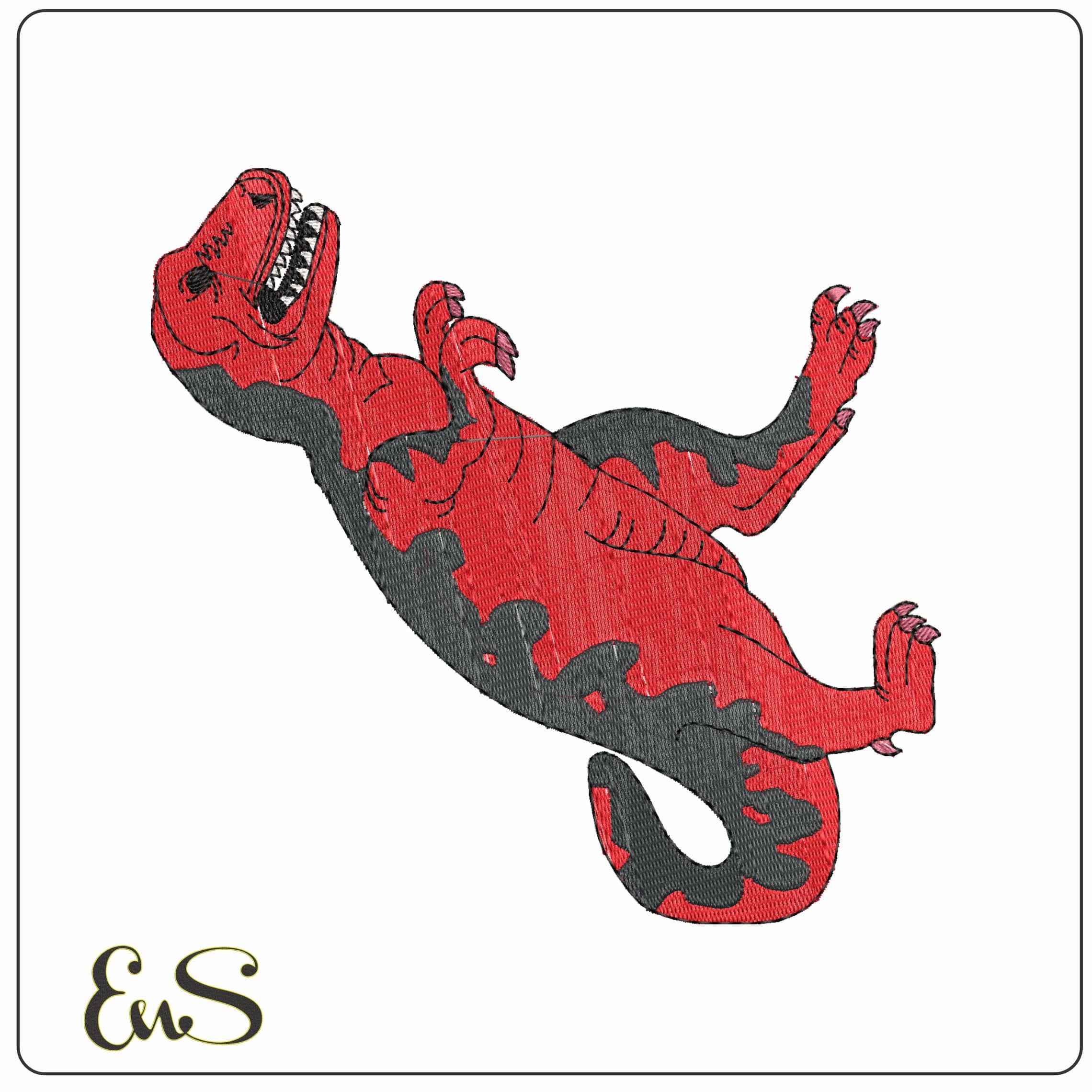 TyrannosaurusRex  - Elegant embroidery design file - instant download