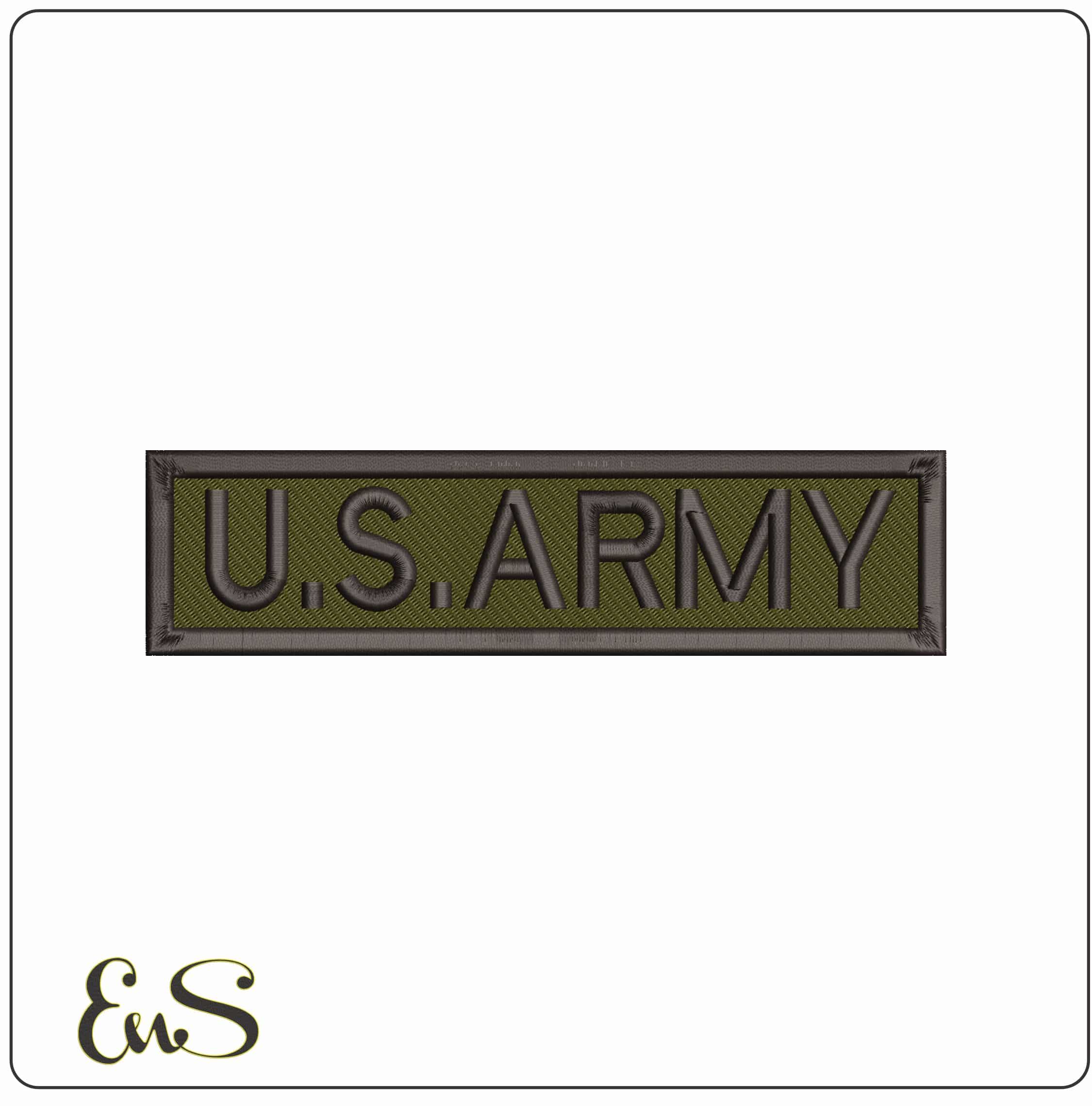 US Army Badge - Elegant embroidery design file - instant download