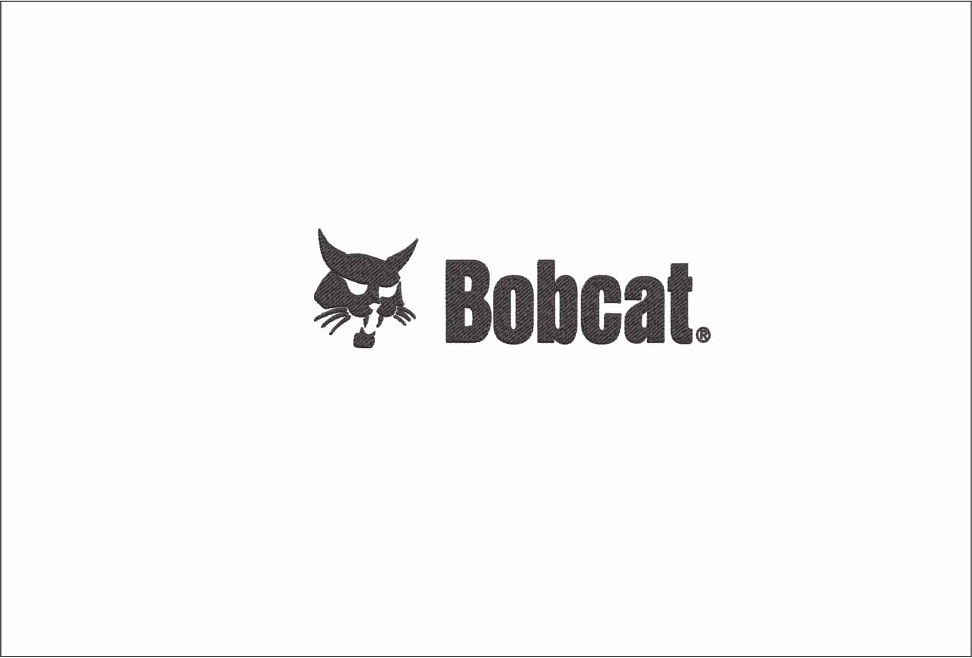 Bob Cat Logo embroidery design Bobcat Heavy Machinery Company design machine pattern Car Auto Company embroidery file instant download frame