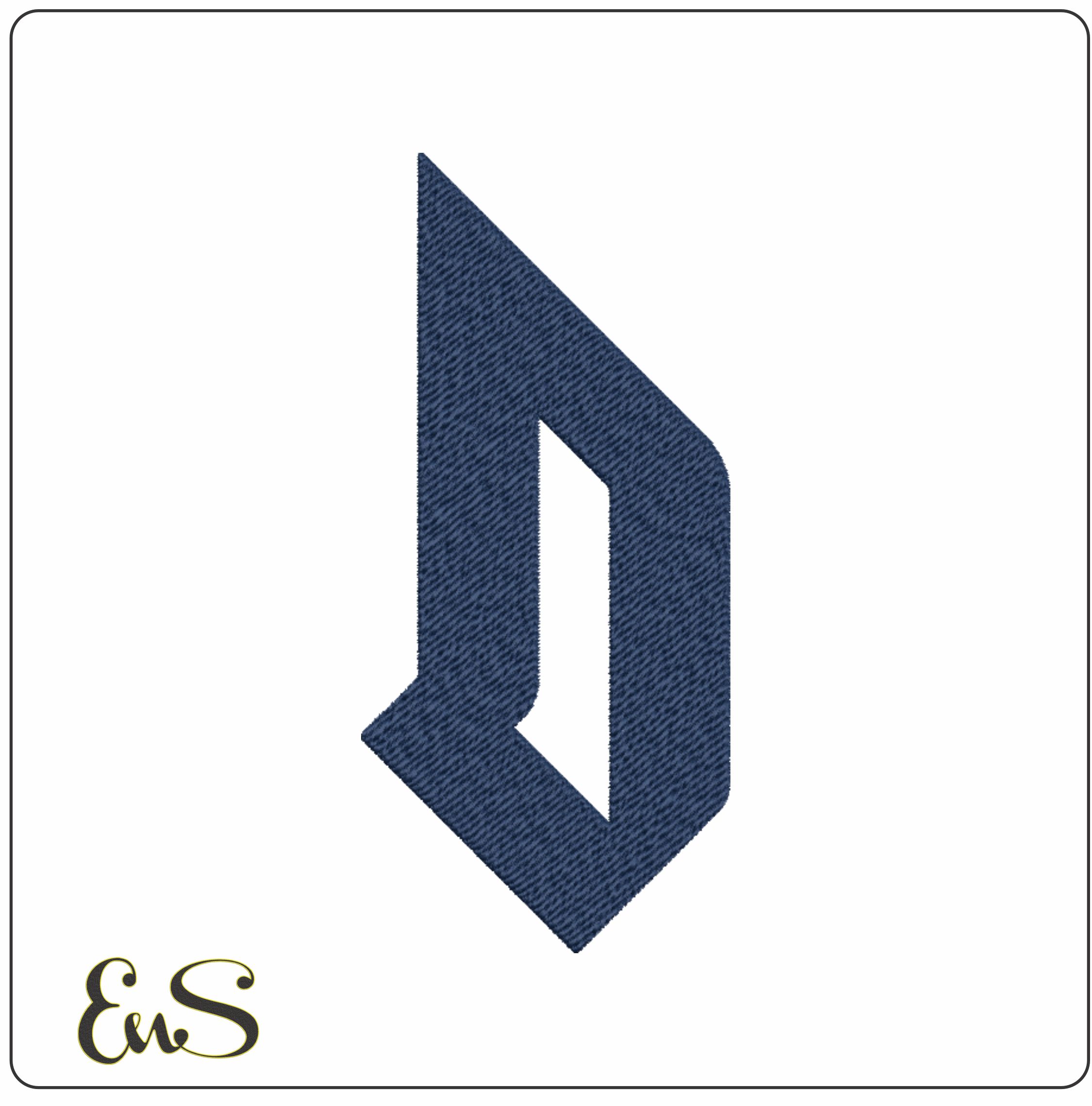 Duquesne Dukes embroidery design - Duquesne University, Pittsburgh Logo embroidery machine pattern embroidery file - instant download
