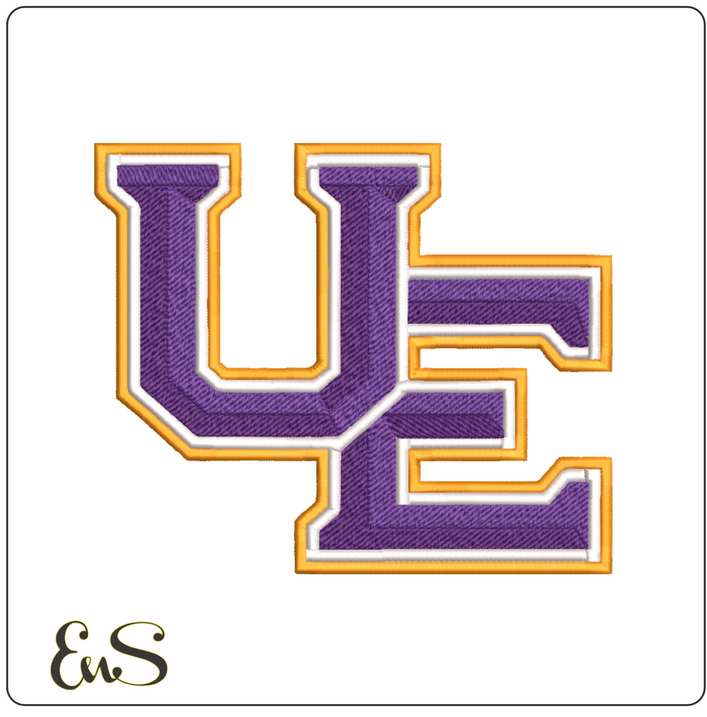 Evansville Purple Aces embroidery design - Evansville University, Indiana embroidery machine pattern embroidery file - instant download I