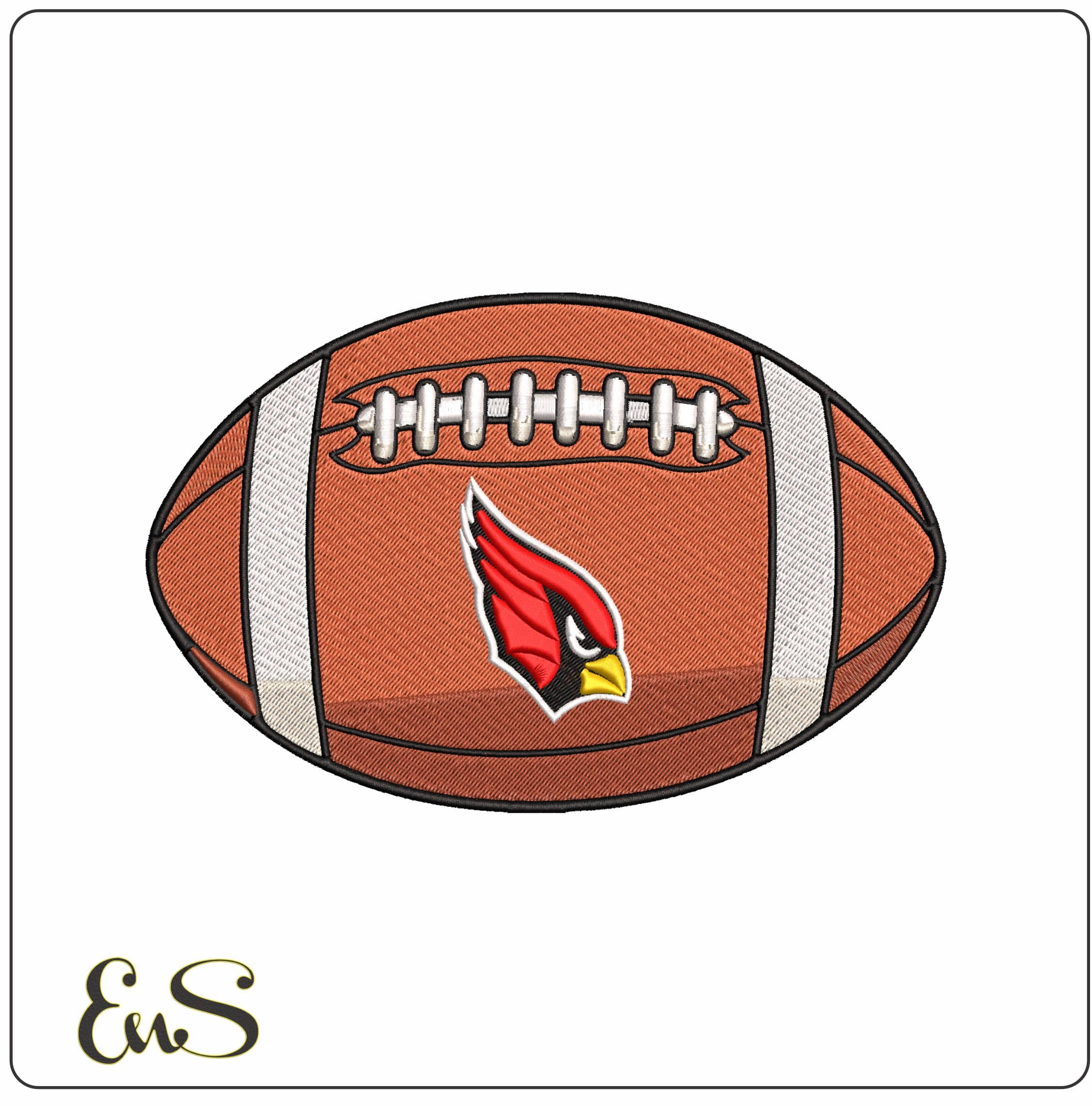 Arizona Cardinals American Football NFL  - Elegant embroidery design file - instant download