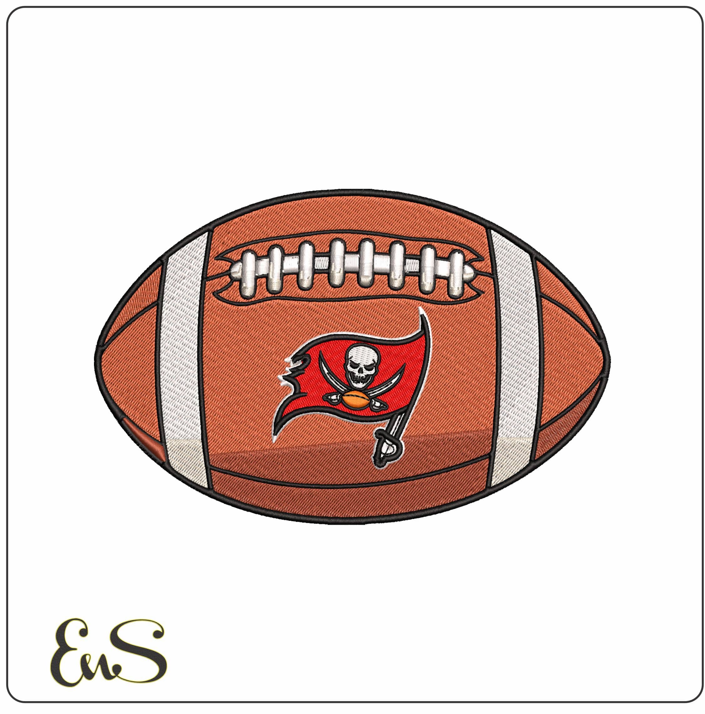 Baltimore Buccaneers American Football NFL   - Elegant embroidery design file - instant download
