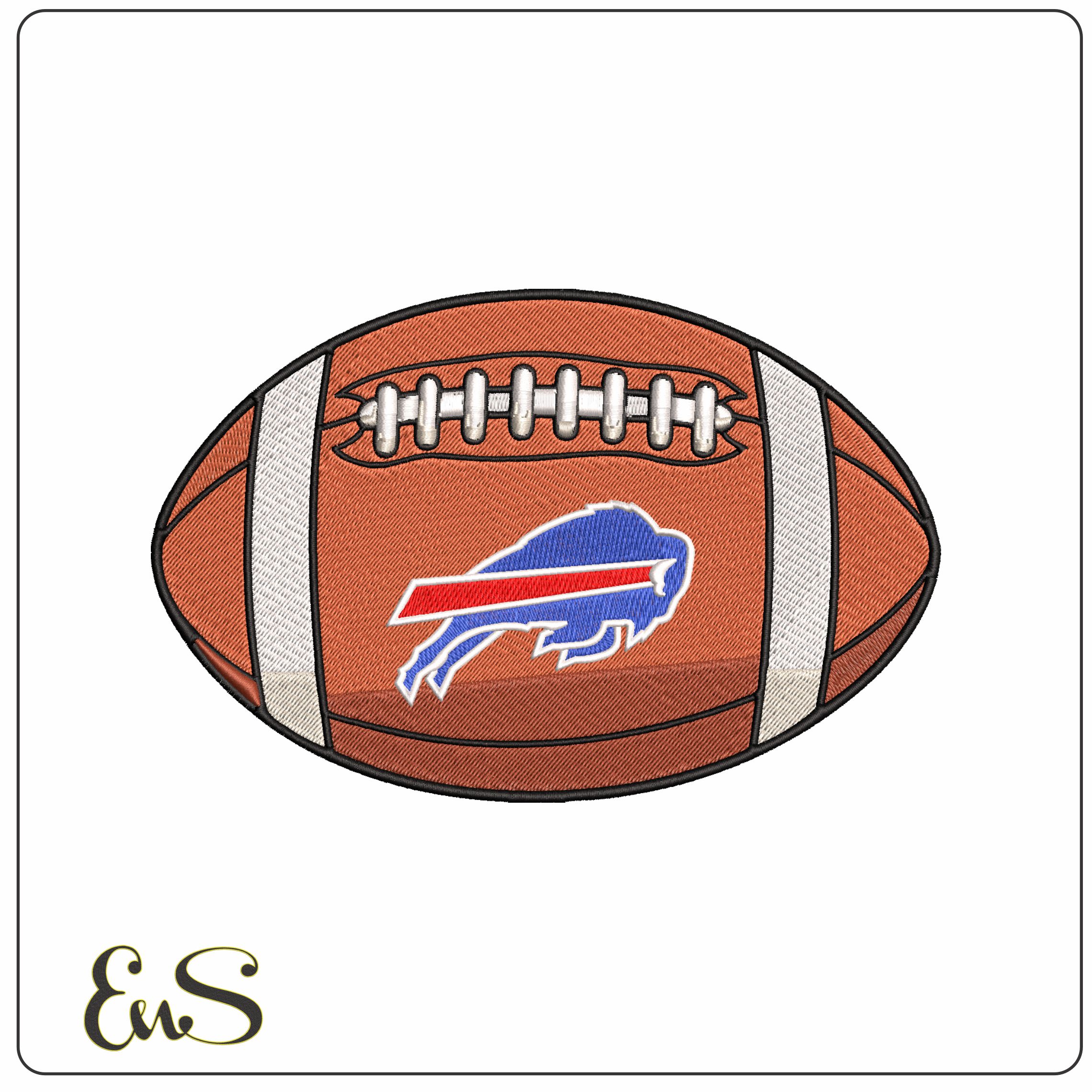 Buffalo Bills American Football NFL - Elegant embroidery design file - instant download