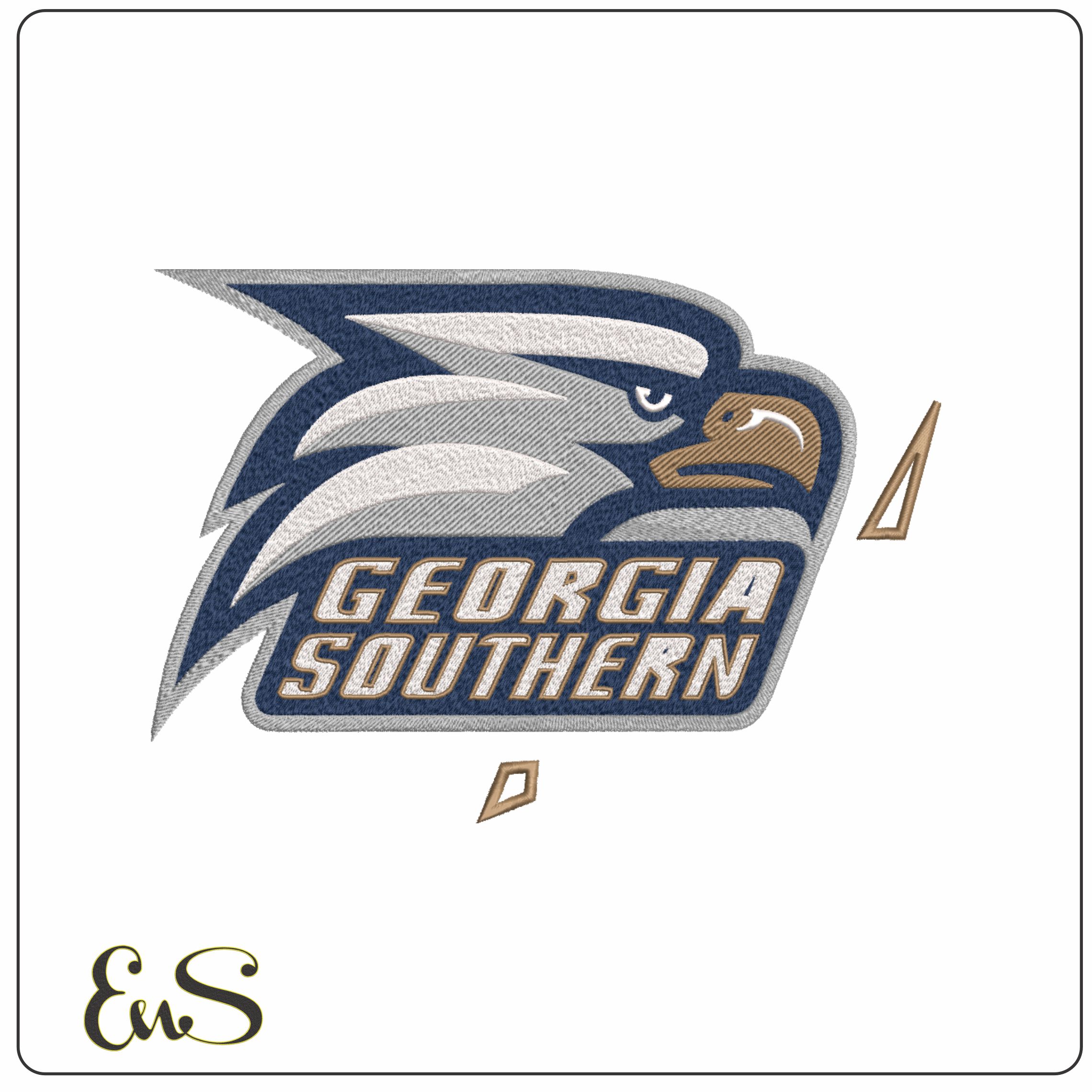 Georgia Southern Eagles embroidery design - Georgia Southern University embroidery machine pattern embroidery file - instant download