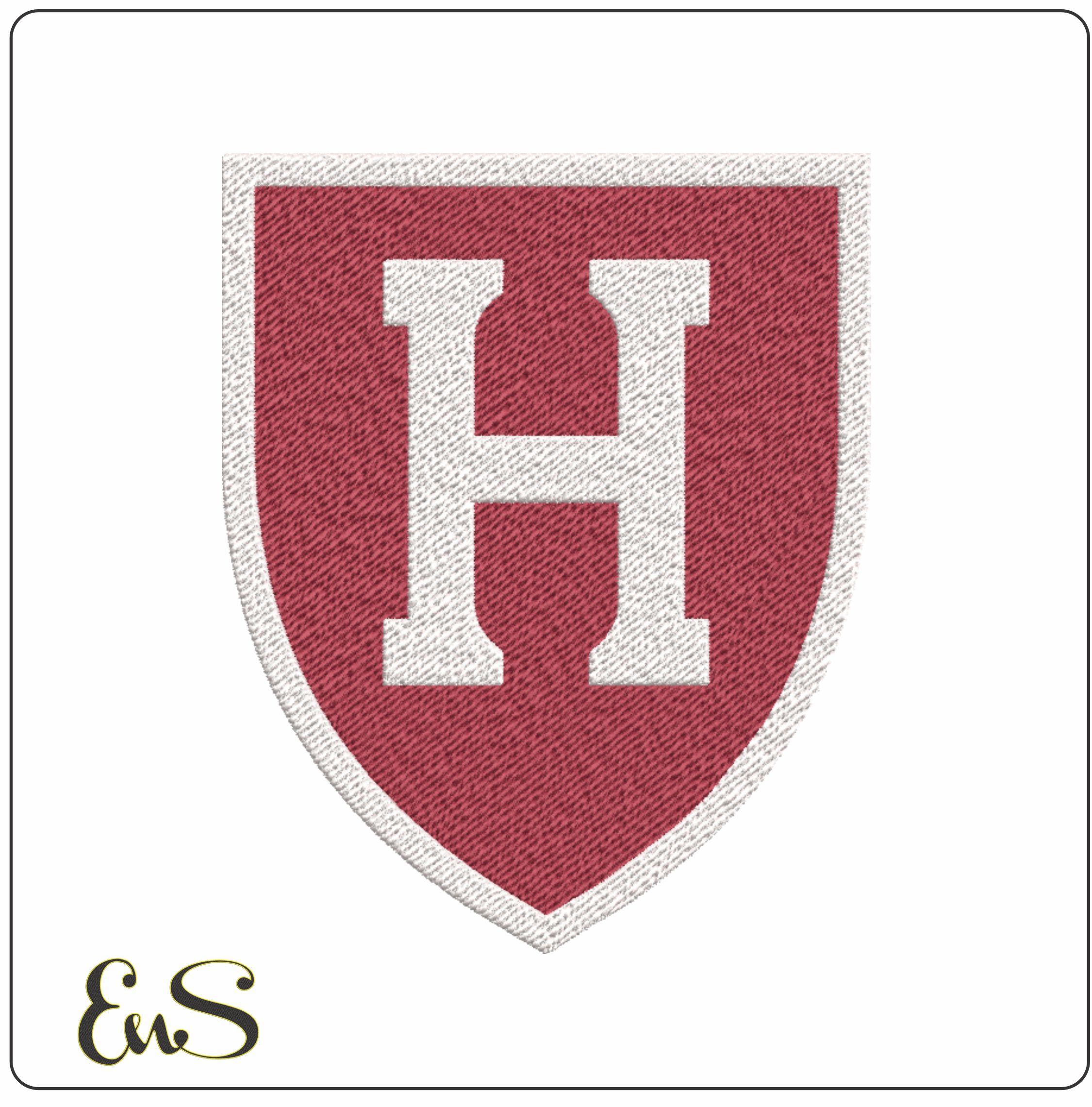 Harvard Crimson embroidery design, Harvard University, The Ivy League embroidery machine pattern embroidery file instant download