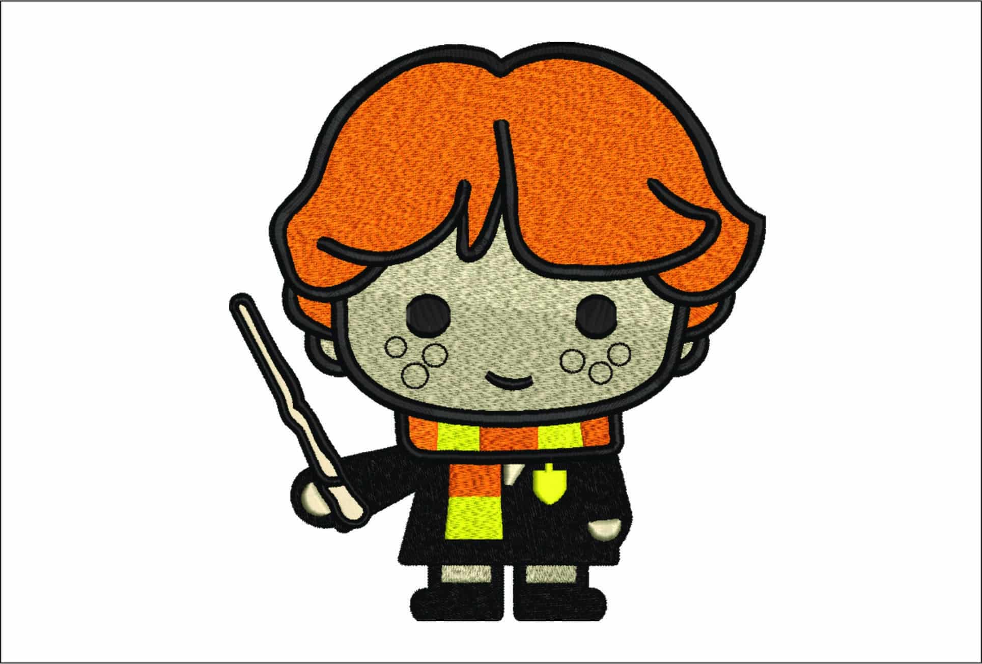 Young Ron Weasley - Harry Potter embroidery design file - instant download